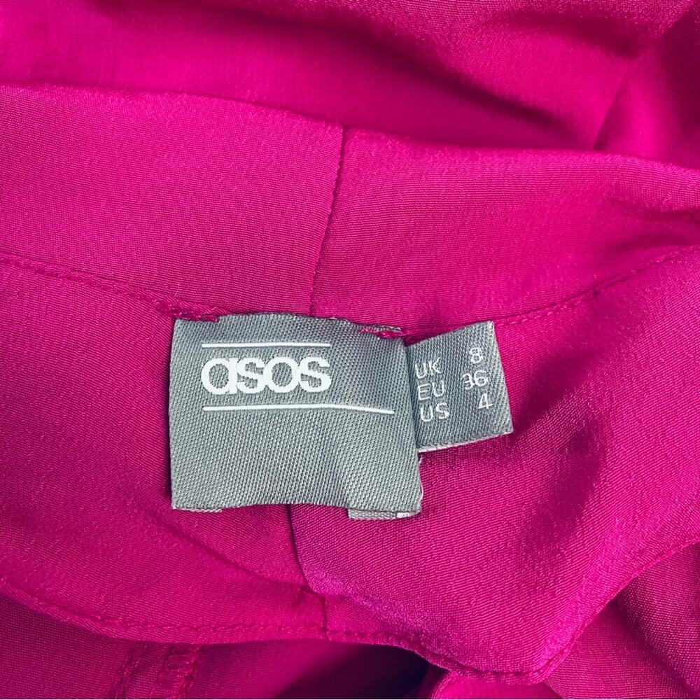 ASOS Pink Wide Leg Dress Pants Size 4 - Picture 11 of 11
